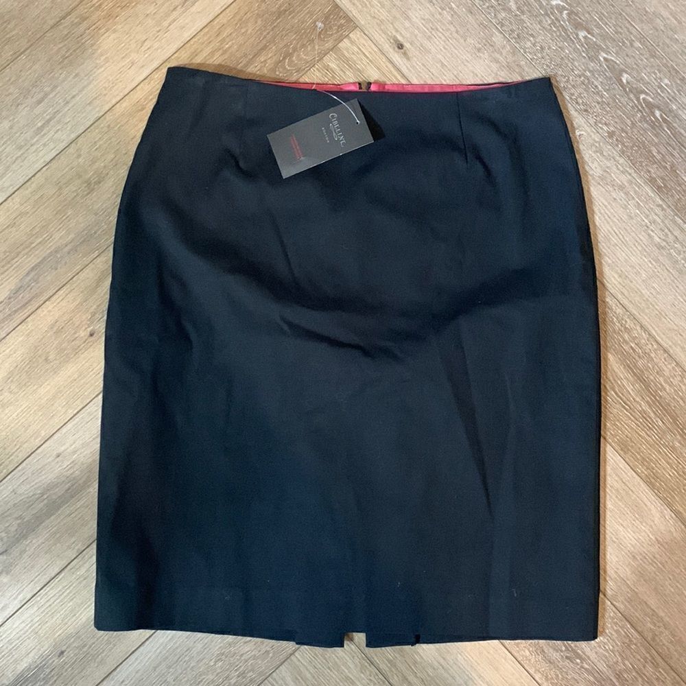 NWT Cibeline Sariano Black Pencil Skirt